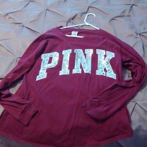 Pink long sleeve shirt